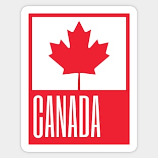 Canada Country Symbols Sticker